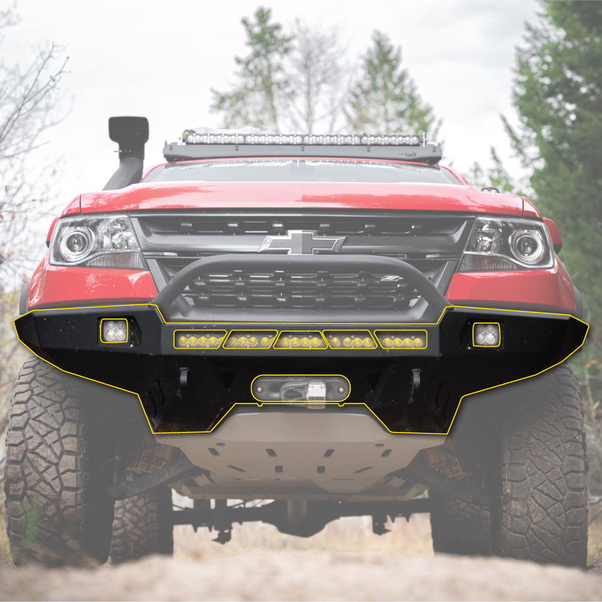 CBI - CHEVY COLORADO ZR2 CLASSIC FRONT BUMPER | 2015-2020