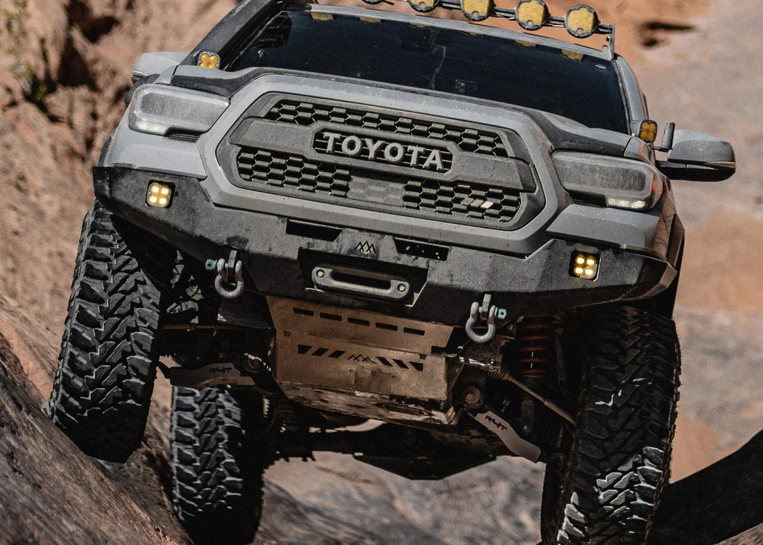 2005+ Tacoma Full Aluminum Skid Plate System - RAW