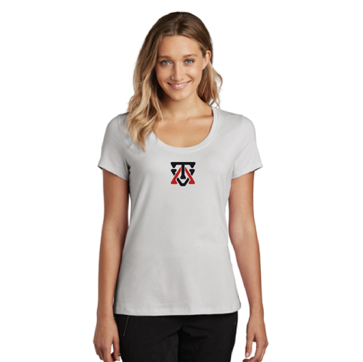 Womens Short Sleeve T Shirt - Crest Logo
